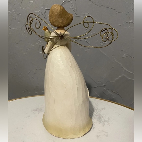 Christmas Angel By Ganz "Joy To The World" Wire Wings Holiday Decor 8 in - Picture 3 of 4